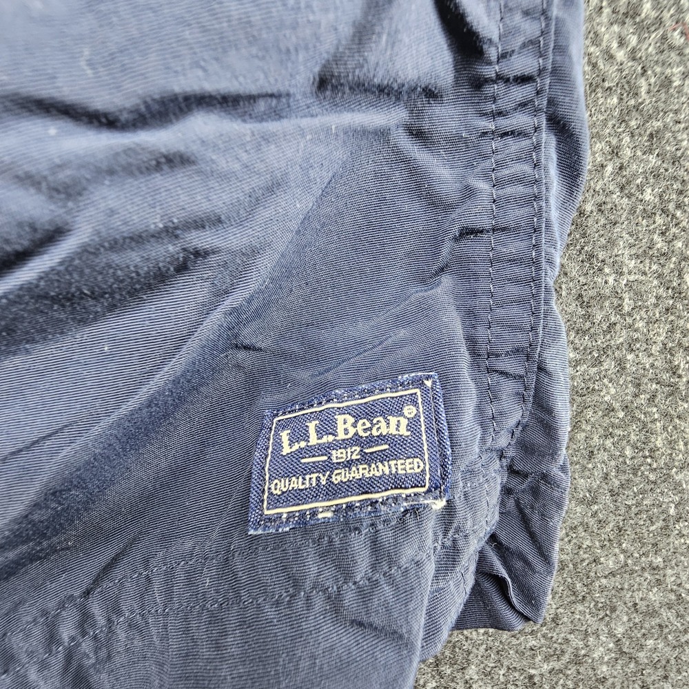 LL Bean Mens XXL Blue  Swim Trunks 0 PK80 Rip Stop